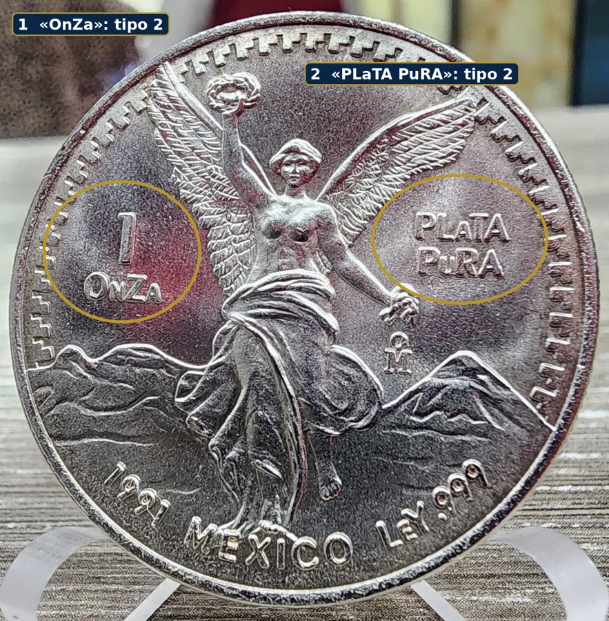 1991 Libertad Type 2 with the OnZa and PLaTA PuRA lettering