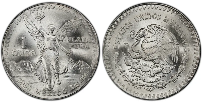 1988 Libertad DDO graded MS68 by PCGS