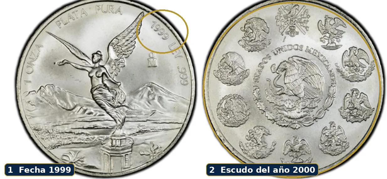 1999/2000 mule graded MS68 by PCGS