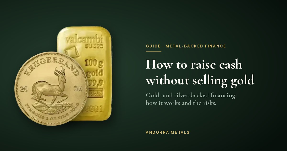 How to raise cash without selling your gold